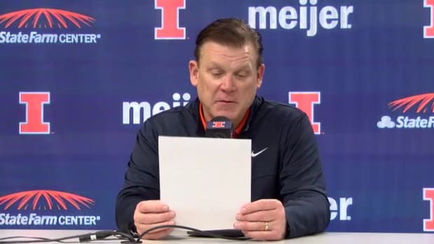 Brad Underwood after Iowa win